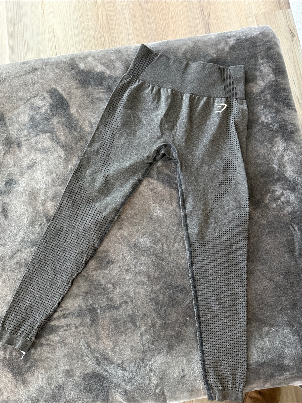 Gymshark  Gray/Charcoal Seamless Leggings
